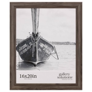 Gallery Solutions 16"x20" Wall Photo Frame Gray - 1 of 4