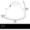 Built Gourmet Getaway Neoprene Lunch Bag - Lightweight Insulated Tote with Zipper, Handles, Large Reusable Flexible Neoprene - Machine Washable - 3 of 4