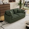 NicBex Modular Corduroy Sectional Sofa,Deep Seat Couch with 4 Pillows for Living Room,Apartment,Office,Green - 2 of 4