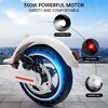 Topteng Electric Scooter for Adult with Deck Light -  220lb Capacity, 21.8 Mile Range, 8.5" Wheels - 3 of 4