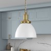 Hudson and Canal Wide Pendant with Metal Shade - 2 of 4