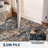 Indoor Washable Vintage Rug, Non Slip Non-Shedding Floor Mat, Soft Low Pile Thin Foldable Throw Carpet for Bedroom Nursery Dining Room - 3 of 4