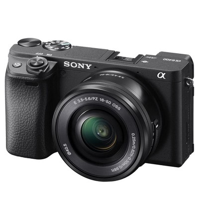 Sony Alpha a6400 Mirrorless Camera: Compact APS-C Interchangeable Lens Digital Camera with Real-Time Eye Auto Focus, 4K