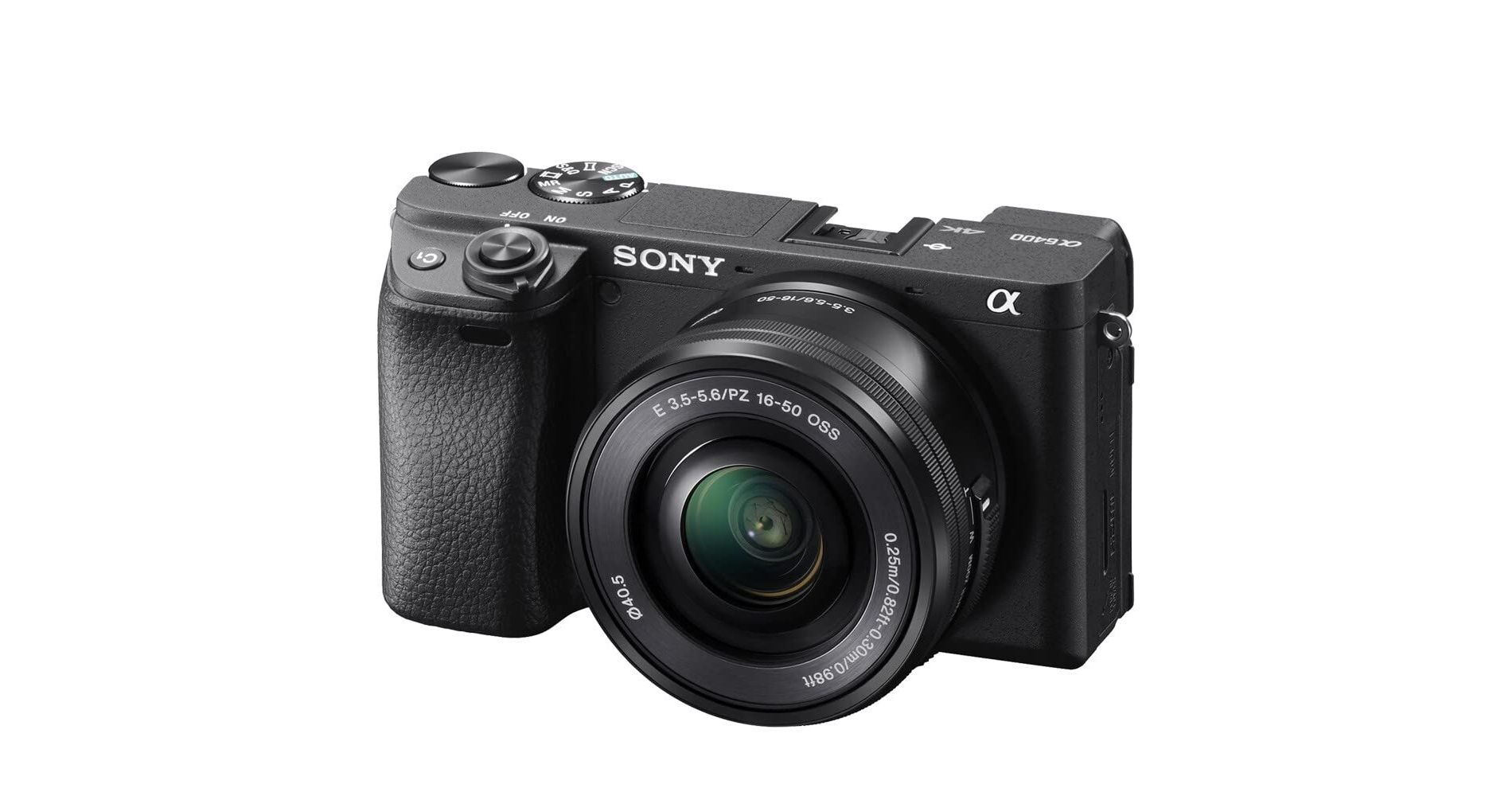 Sony Alpha a6400 Mirrorless Camera: Compact APS-C Interchangeable Lens Digital Camera with Real-Time Eye Auto Focus, 4K