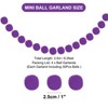Unique Bargains Party Decorative Polyester Yarn Pom Pom Ball Garlands 4 Pcs - 2 of 4