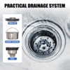 Stainless Steel Utility Sink, with Faucet, Legs, Cold and Hot Water Pipe, Heavy-Duty, Easy to Clean, for Laundry, Kitchen, Garage, Outdoor, Garden - 4 of 4