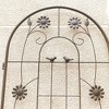 MOEPISY 2 Pack Metal Garden Trellis 71 inch x 19.7 inch Brown - 4 of 4