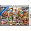 Trends International PD Moreno - Dinosaur Museum Framed Wall Poster Prints - 3 of 4