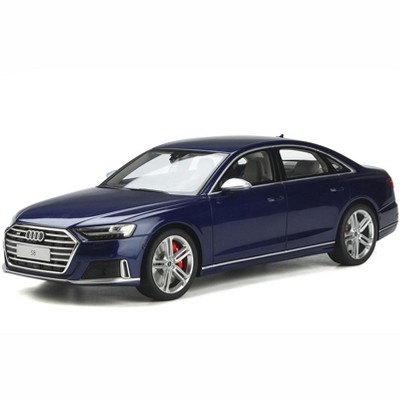 Audi S8 Navarra Blue Metallic 1/18 Model Car by GT Spirit