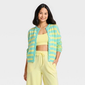 Women's Button-Up Cardigan Sweater - JoyLab™ - 1 of 3