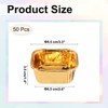 Unique Bargains Greaseproof Party Single-sided Aluminum Foil Cupcake Liners 50 Pcs - 2 of 4
