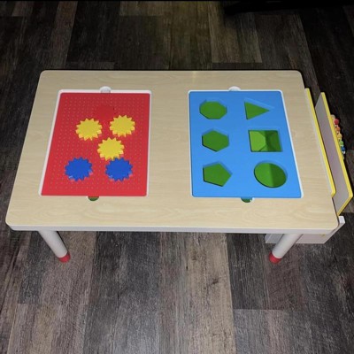 Activity Table and Chairs, Water and Sand Table,toddler Brick Bulding  Block.kids Sensory Montessori,gift Furniture, Christmas,birthday, Gift 