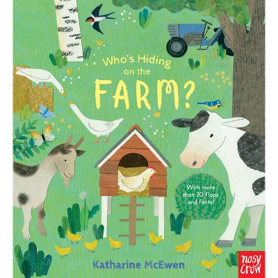 Who's Hiding on the Farm? - (Board Book)