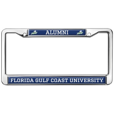 Florida Gulf Coast University Alumni Full Size Standard License Plate Metal Frame
