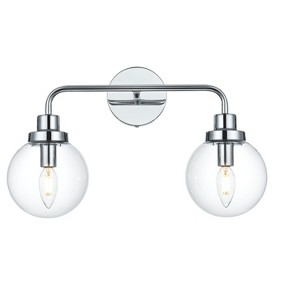 Elegant Lighting Hanson 19" Wall Sconce, Stylish Elongated Wall Light - 1 of 4