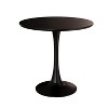 31.5" Black Round Dining Kitchen Dining Table 2-4 People - 4 of 4