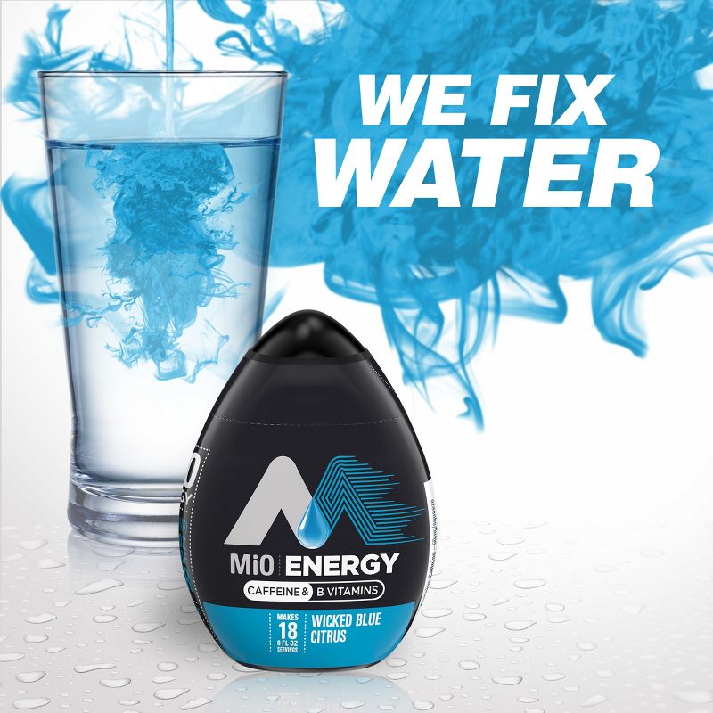 MiO Energy Wicked Blue Citrus Liquid Water Enhancer - 1.62 fl oz Bottle, 3 of 16