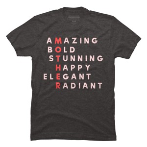 Men's Design By Humans Mother's Day Amazing Mom Definition By programmerhumor T-Shirt - 1 of 2