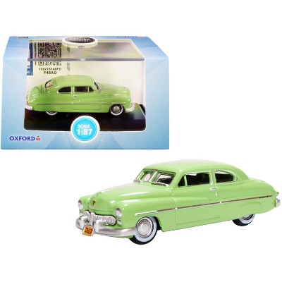 1949 Mercury Coupe Calcutta Green 1/87 (HO) Scale Diecast Model Car by Oxford Diecast