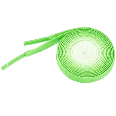 Elerevyo Colorful Gradient Flat Shoelaces Shoestring Shoe Laces for Sneakers 1 Pair