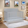 FURNIinspire Cribs Toddler Bed Baby Bedside Modern Bed Baby Crib, Multifunctional 4 In 1 Convertible Crib, Baby Products, Gray, 54"*31.5"*43" - 4 of 4