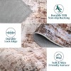 Abstract Area Rug Modern Artistic Design Ultra Thin Machine Washable Low Pile & Non-Slip Floor Cover for Contemporary Living Room Bedroom Playroom - 4 of 4
