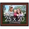 PosterPalooza | Simple Brown Picture Frame - UV Acrylic, Backing Board, Hanging Hardware Included - 2 of 4