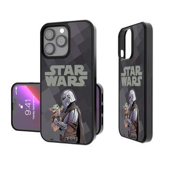 Keyscaper Star Wars: The Mandalorian Grogu and Din Djarin Color Block Bump Phone Case