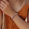 Natural Stone Crystal Beaded Bracelets Adjustable Handmade Gemstone Bracelet Healing Jewelry - 4 of 4