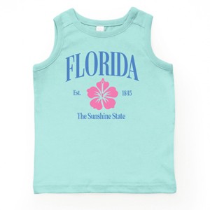 The Juniper Shop Florida The Sunshine State Youth Tank Top - L - Seafoam - 1 of 4