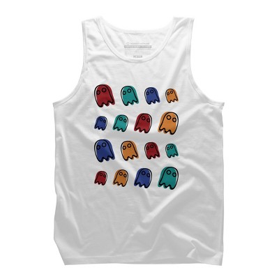 Men's Design By Humans Gummy Ghost Boo Boo Halloween 2019 By wakawiki Tank Top