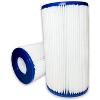 Nispira Pool Filter Replacement for Bestway Flowclear Type III Cartridge Pool Filter Pump 58012E 1000-1500 Gal. | Pack of 2 - 2 of 4