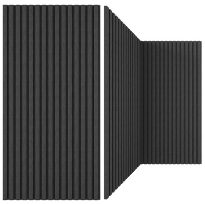 4 Pack Acoustic Panels,48x24x0.7 inch Sound Proof Foam Panels for Interior Wall Decor，TV Background, Living Room
