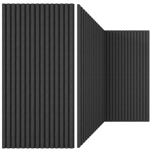 4 Pack Acoustic Panels,48x24x0.7 inch Sound Proof Foam Panels for Interior Wall Decor，TV Background, Living Room - 1 of 4