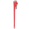 KTMBDW Heavy Duty Steel Straight Pipe Wrench, Adjustable Plumbing Wrench, Drop Forged, Red - 2 of 4