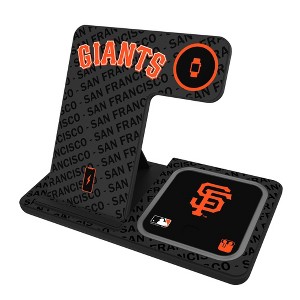 MLB National League Teams Monocolor Tilt 15-Watt 3 in 1 Charging Station - 1 of 4