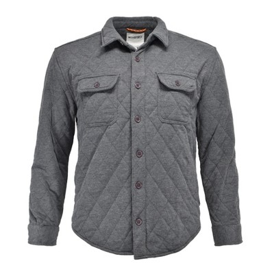 Gray hotsell shirt jacket