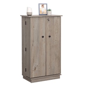 Sauder Sundar Multi Media Storage Cabinet Mystic Oak - 1 of 4