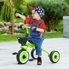 VYNXARIA Kids Tricycle for Toddlers Age 2-5 with Adjustable Seat, Toddler Bike for Children with Basket, Bell, Handlebar Grips, Green - 4 of 4