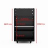 4 Tier Kitchen Island Cart With Spice Rack & Locking Casters, Simple Design Mobile Kitchen Storage Islands - 4 of 4