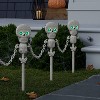21" Skeletons Fence Stakes Halloween Decorative Prop Off-White - Hyde and EEK! Boutique™ - 2 of 3