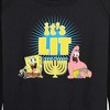 Women's - SpongeBob SquarePants - It's Lit Hanukkah Lightweight French Terry Wide Neck Long Sleeve Shirt - 2 of 4