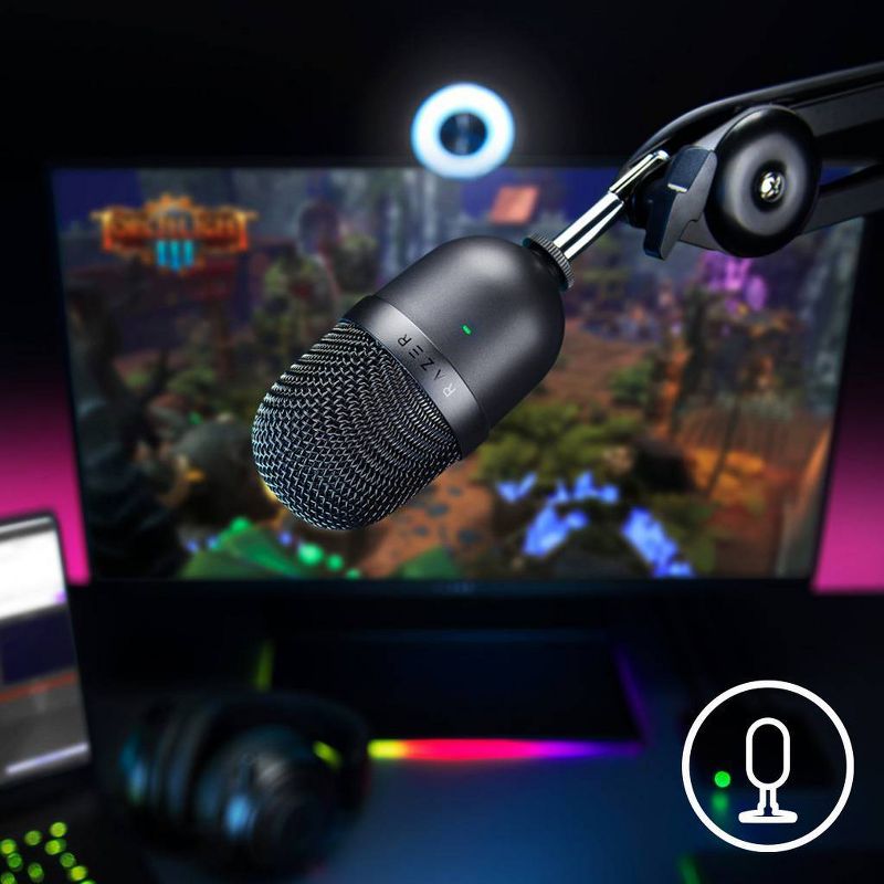 Razer Seiren Mini Microphone for PC - Black, 3 of 12
