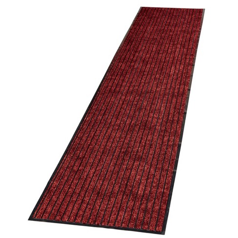 Collections Etc Extra-Long Tufted Stripe Design Non-Slip Utility Runner Rug - image 1 of 3