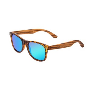 Coyote Wood Black Orange Tortoise Walnut Brown Eyeglasses 52mm Custom L&R Lenses - 1 of 4