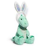 FAO Schwarz 12" Cheers 4 Ears T-Rex with Wearable Bunny Ears Toy Plush