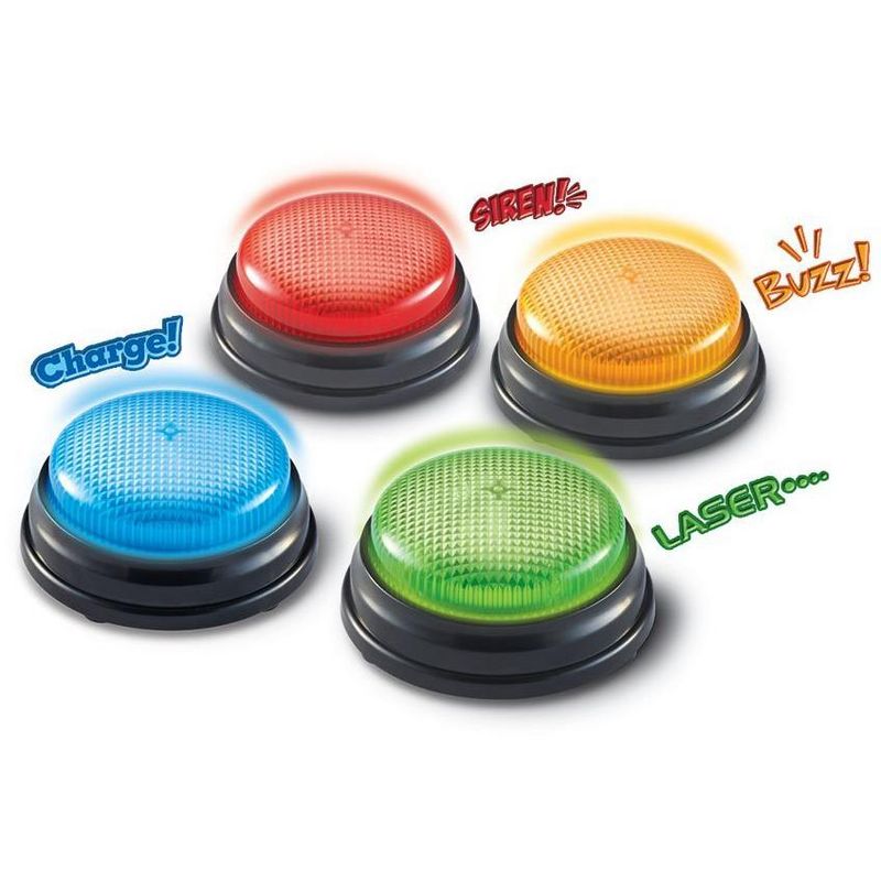 Learning Resources Lights and Sounds Buzzers - 12 Pieces, Ages 3+ Teacher and Classroom Supplies, 2 of 6