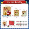 Presence 56 PCS Christmas Colorful Cartoon Kraft paper bag - 2 of 4
