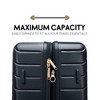 ELLE Luggage Checked Louvre 2pc Expandable Polycarbonate Spinner Hardside Suitcase Set - 4 of 4