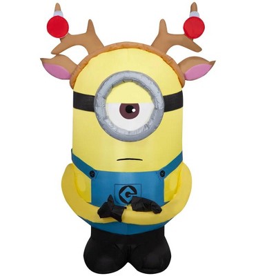 5ft Gemmy Airblown high quality Inflatable Christmas Minion Dave